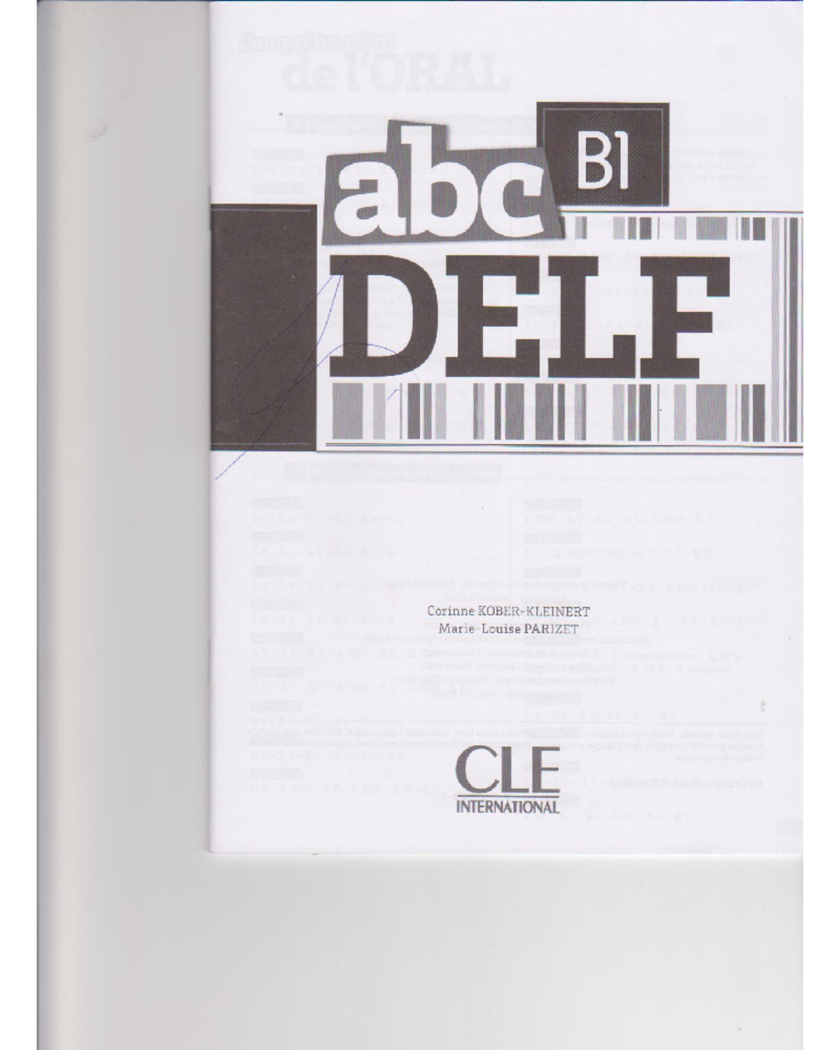 ABC DELF B1 Correction Guide - 359013004 PDF Resource - Studocu