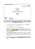 CRW2601 - Unisa - General Principles of Criminal Law - Studocu