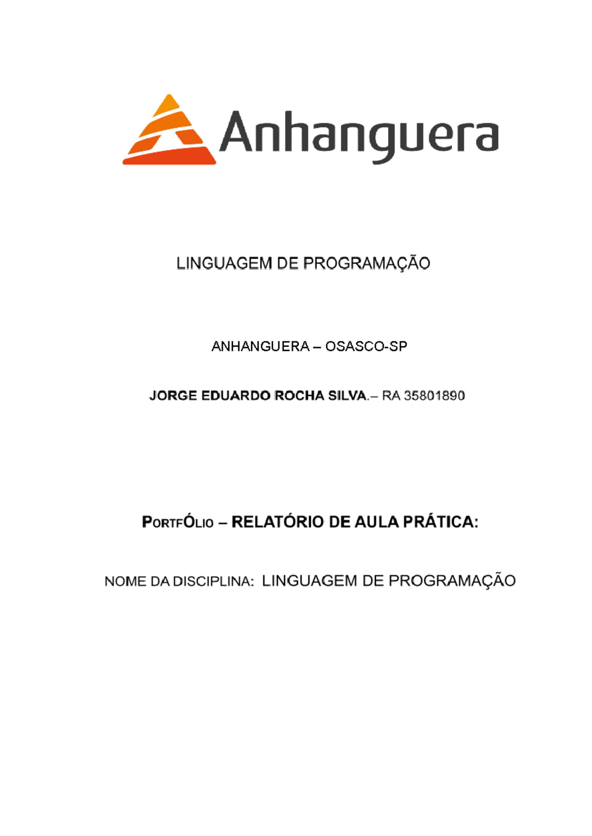 ANHANGUERA IMC: Desenvolvimento de Software em Python no Cloud Shell ...
