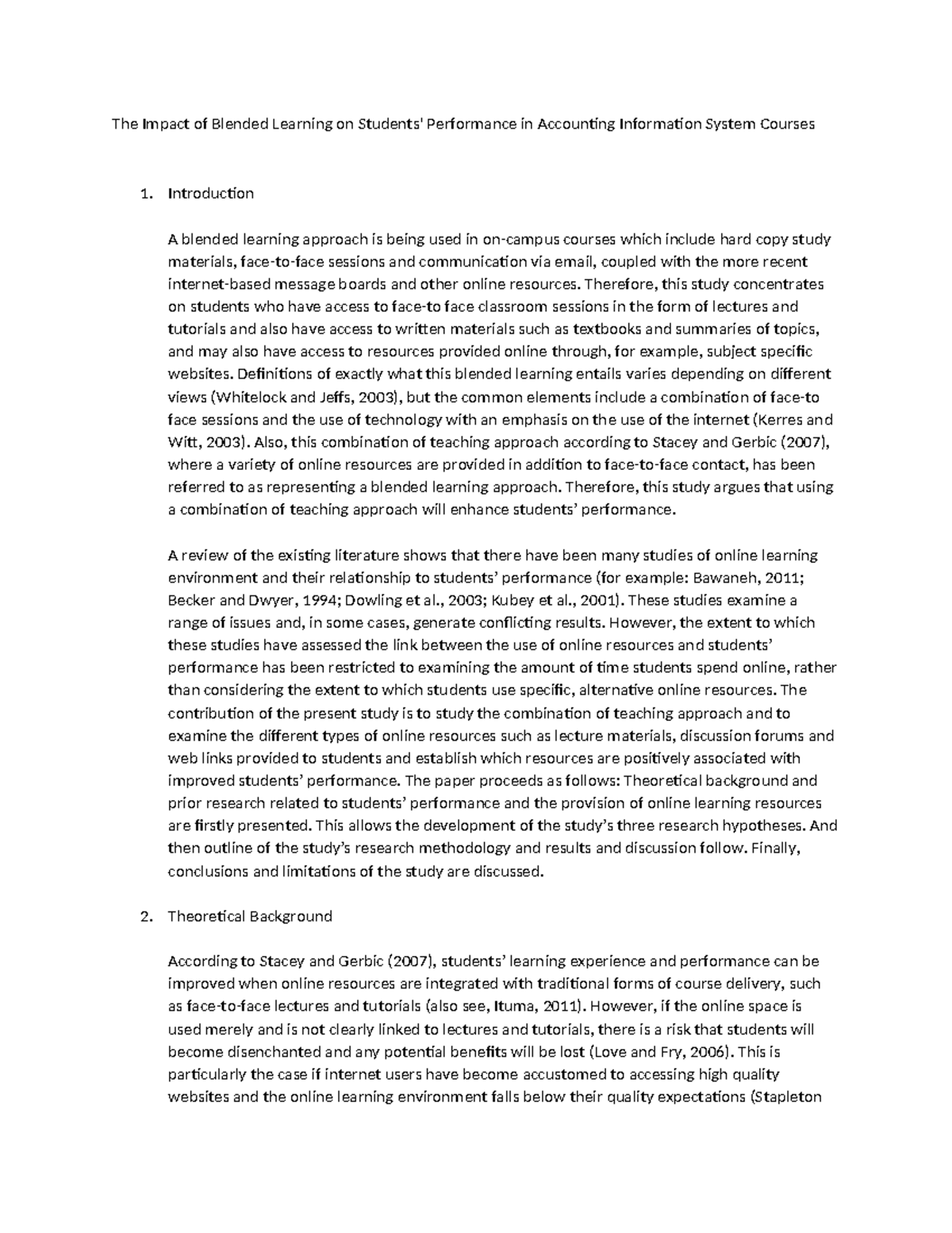 Research file - Guapin - The Impact of Blended Learning on Students ...