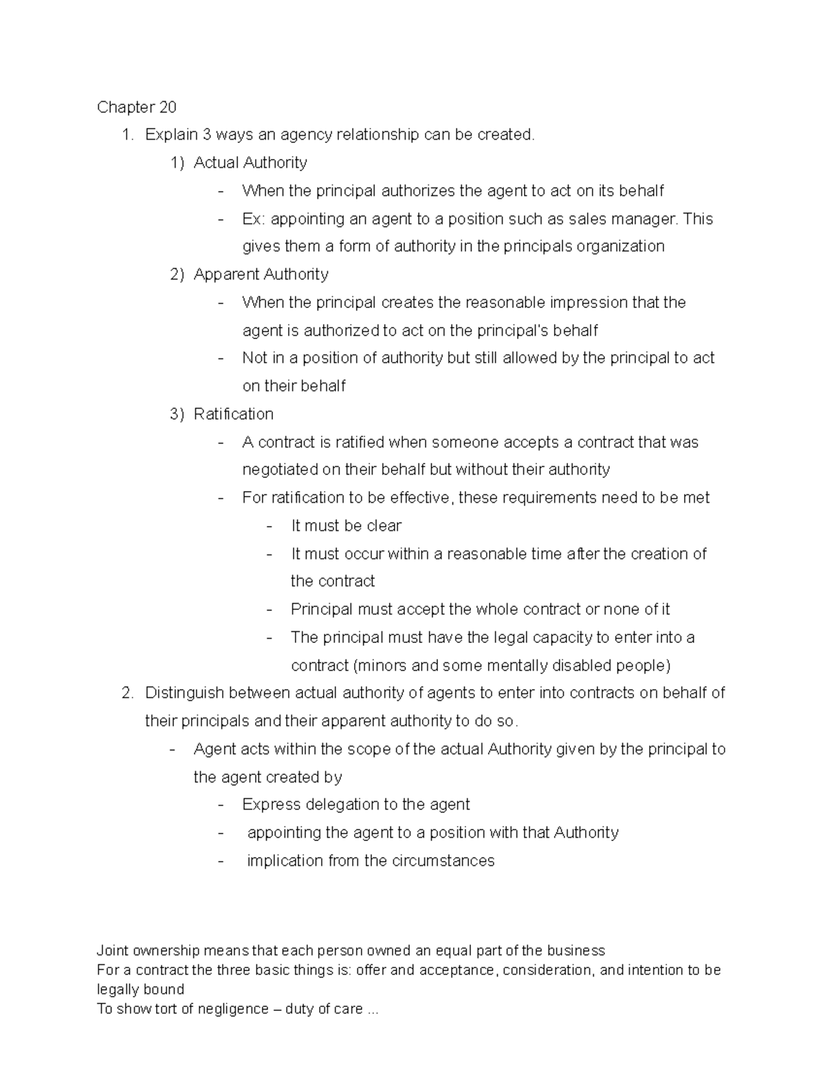 1Week - Google Docs - Lecture notes - Chapter 20 1. Explain 3 ways an ...