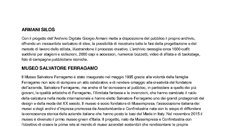 Archivi delle Maison di Moda: Storia e Creatività nel Design - Document Preview