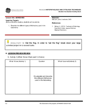 Midterm Activity STS - Key Contributions in Science, Tech & Society ...