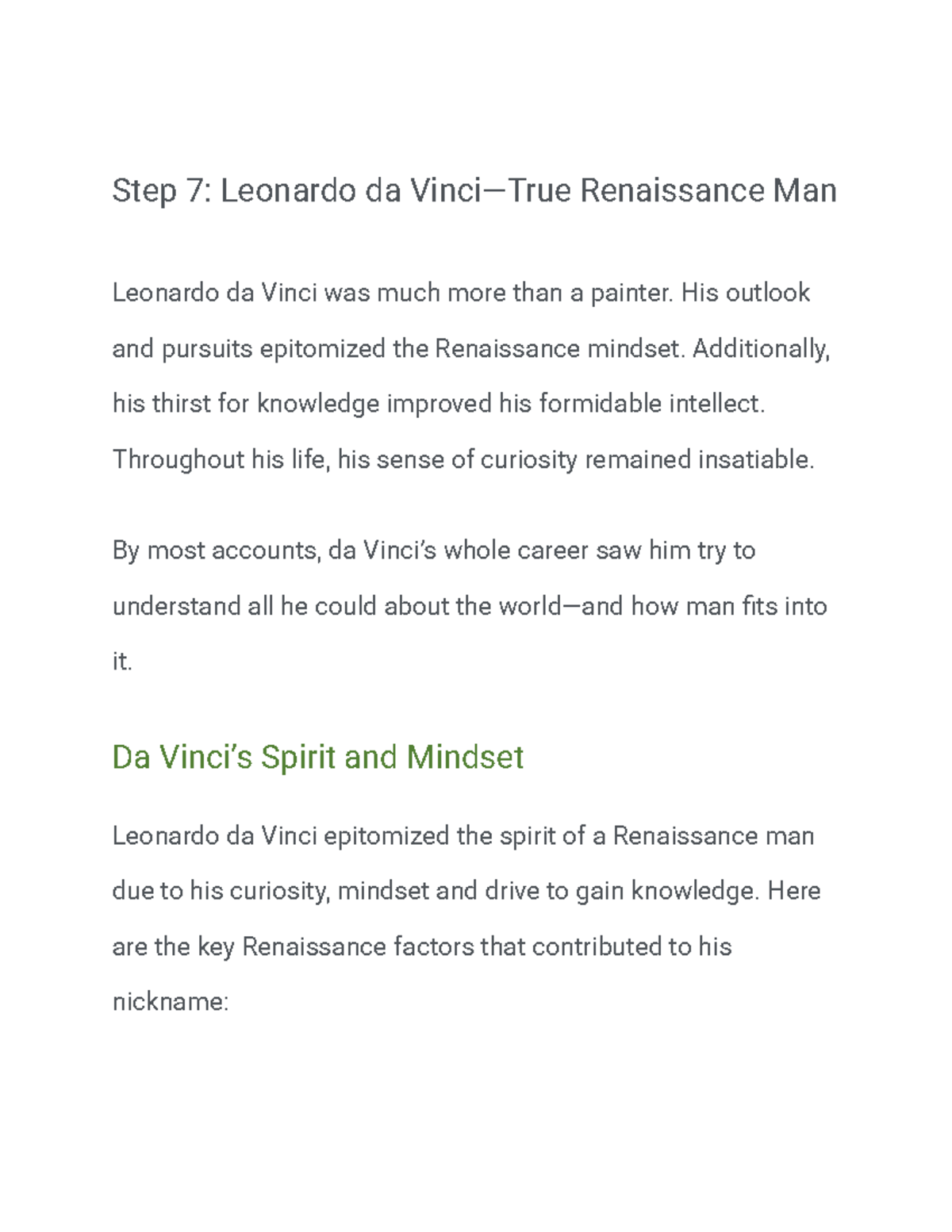 Leonardo da Vinci: The Quintessential Renaissance Man and Innovator ...