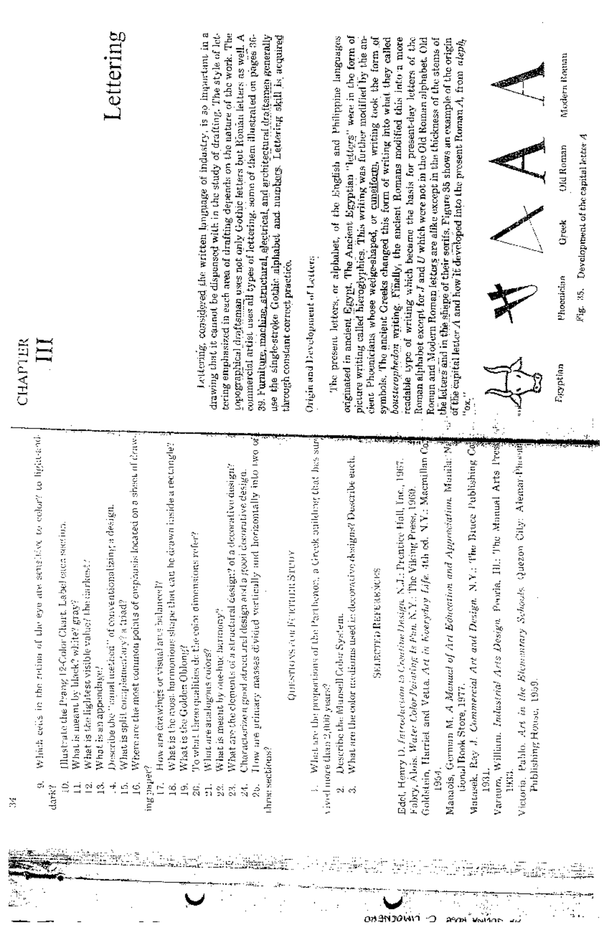 Chapter 3: Lettering Techniques and Color Sensitivity in Design (ART101 ...