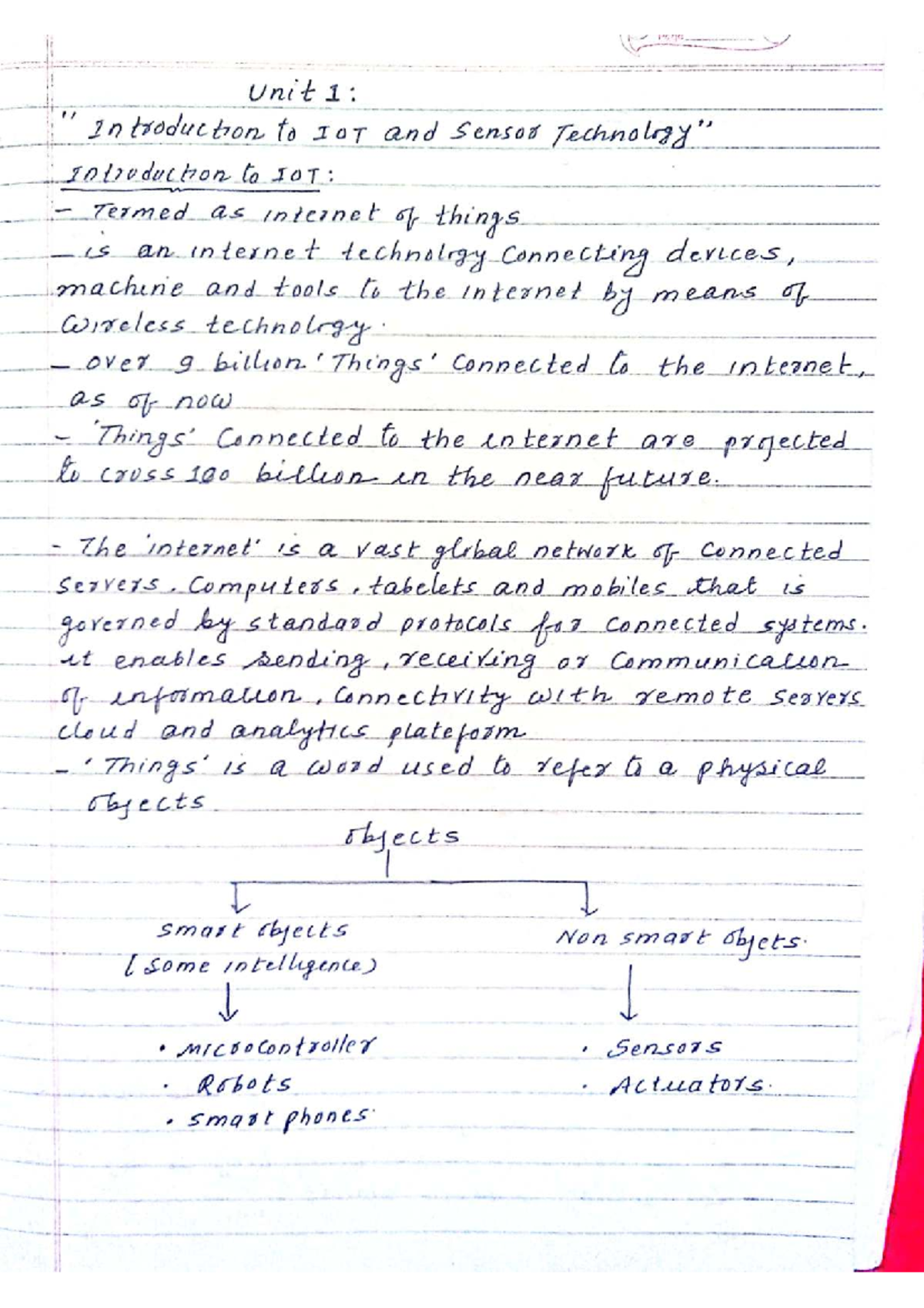 IOT Notes Chapter 1: Understanding the Internet of Things (IoT) - Studocu