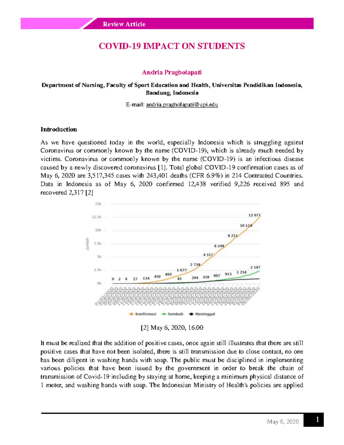 Effect OF Covid-19 FOR Student during covid - 1 COVID-19 IMPACT ON ...