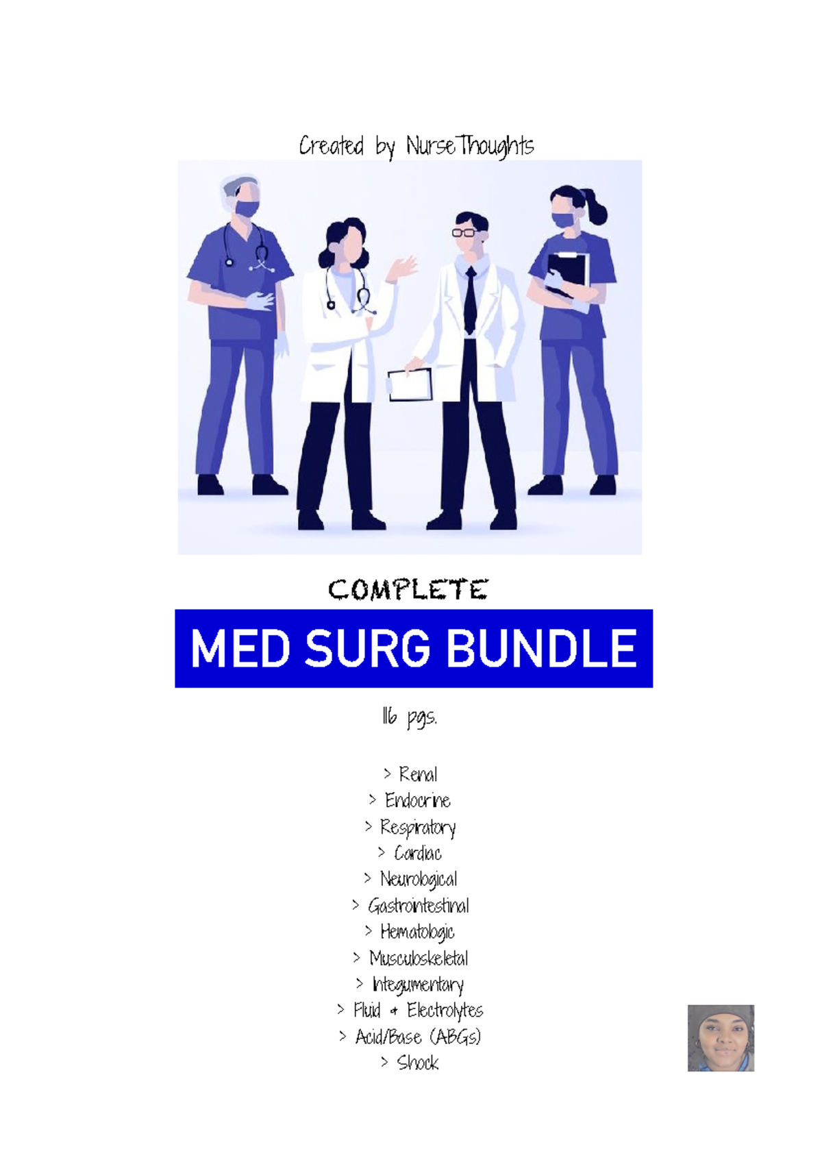 Med Surg Bundle (Med Surg 101) - Comprehensive Notes and Review - Studocu