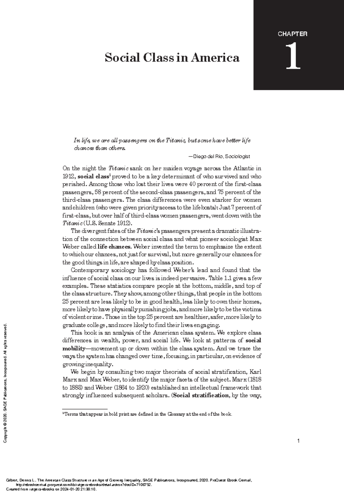 The American Class Structure: Insights on Inequality and Mobility - 1 ...