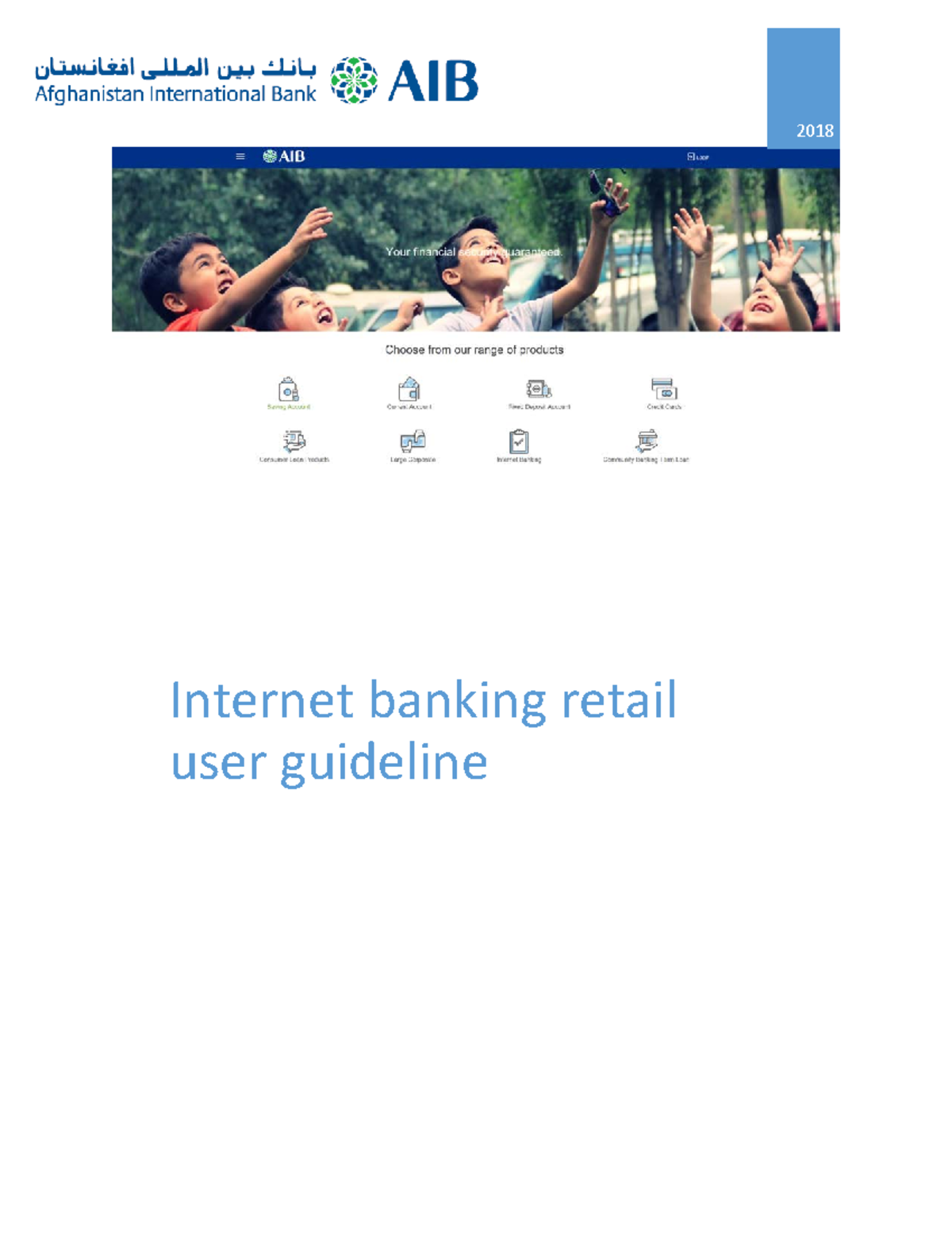 Internet banking Personal account user Guide - 2018 Internet banking ...