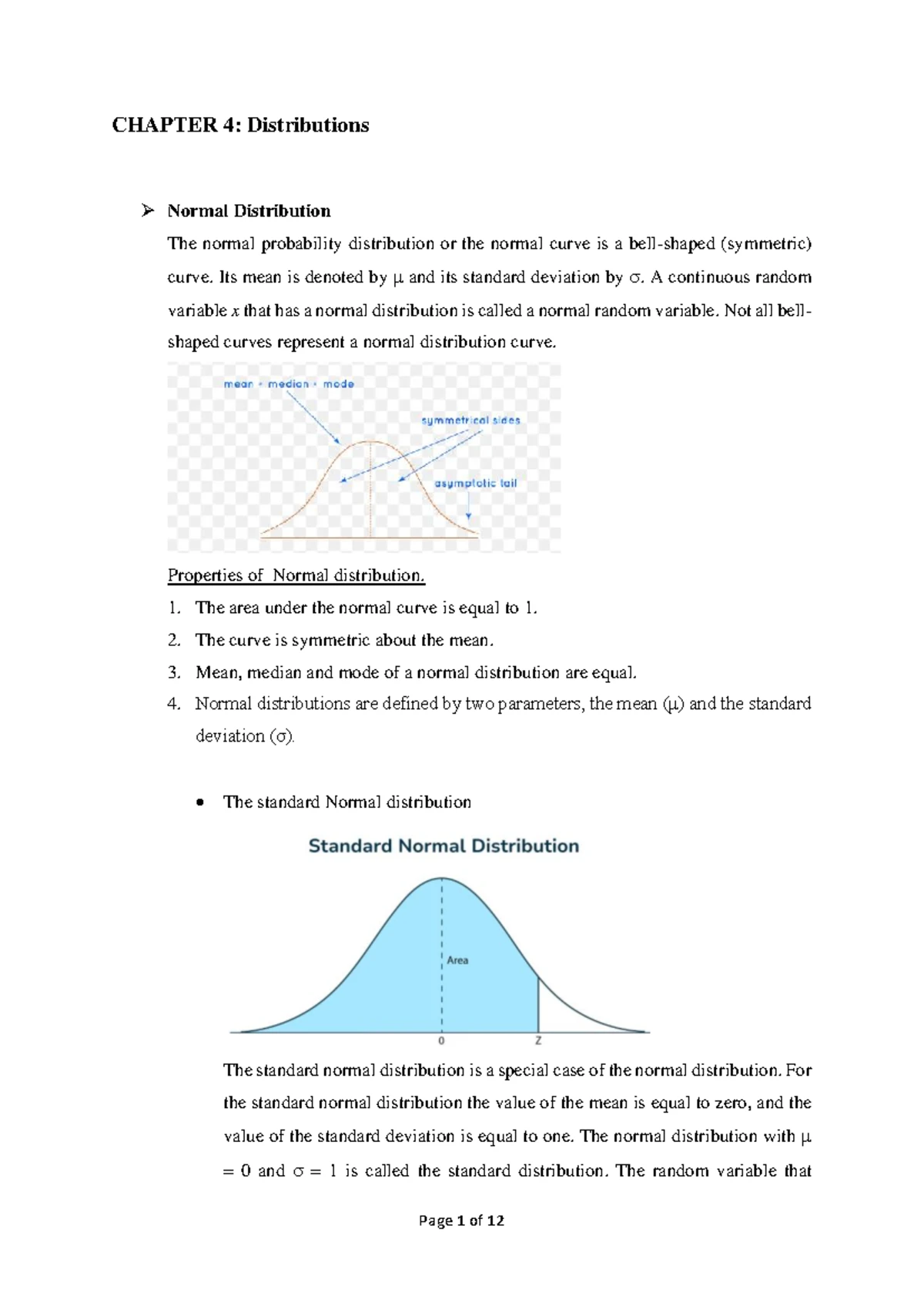 Coefficient of Variation (CV) Calculation Notes - Studocu