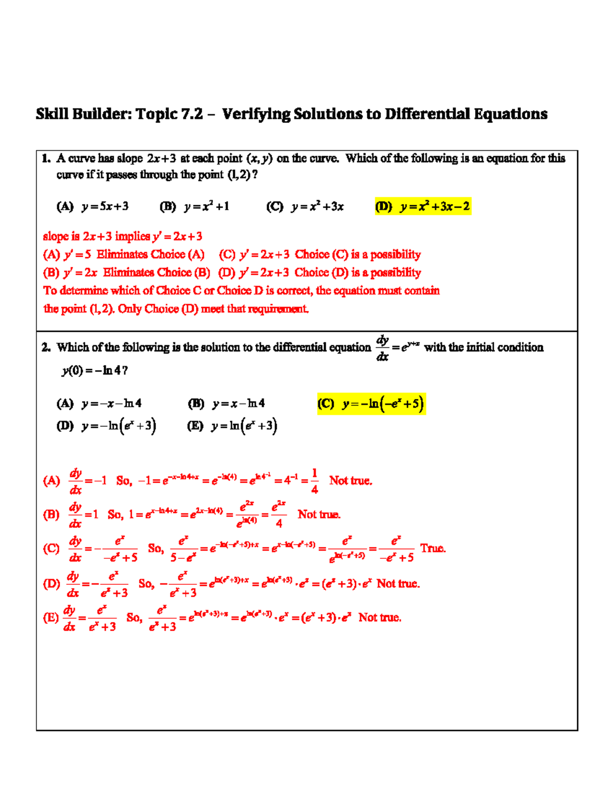 Topic 7.2 - Solutions Verification for Differential Equations - Notes ...