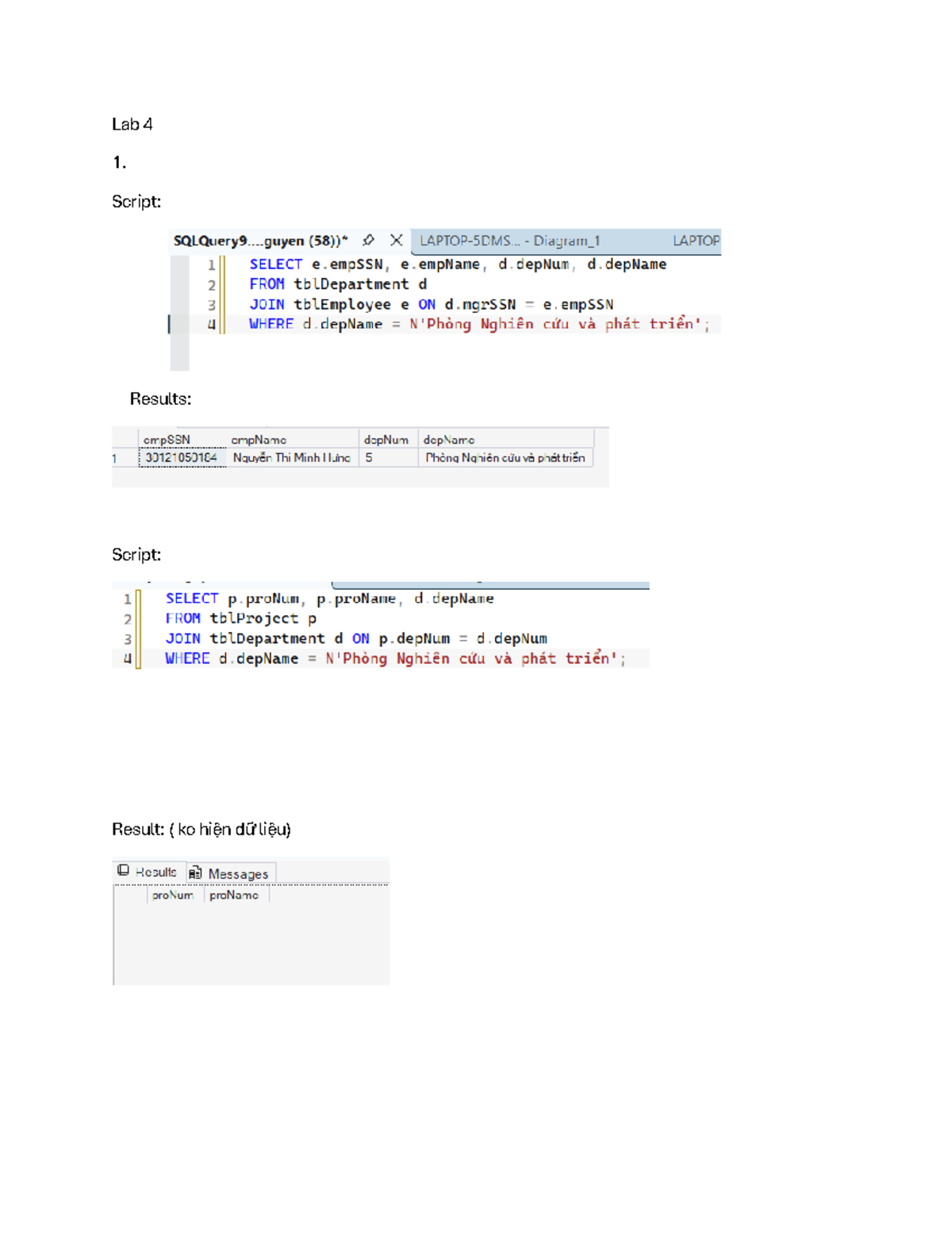 LAB04 - .... - Computer Architecture - Lab 4 1. Script: Results: Script ...