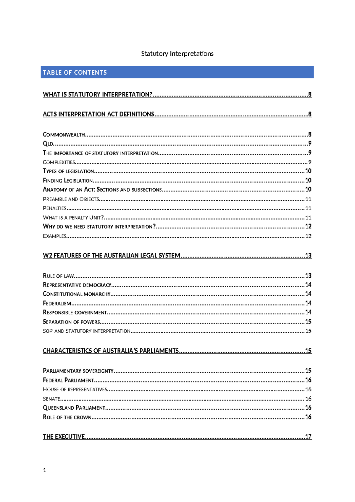 Statutory Interpretations: A Comprehensive Overview of Legal Principles ...