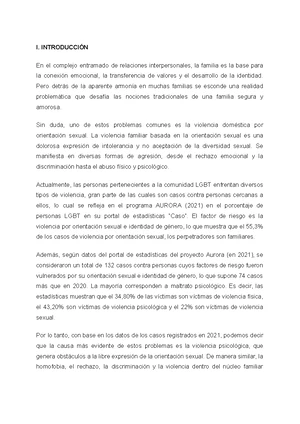 Ensayo PSY-101: Impacto de la Violencia Familiar en el Rendimiento ...