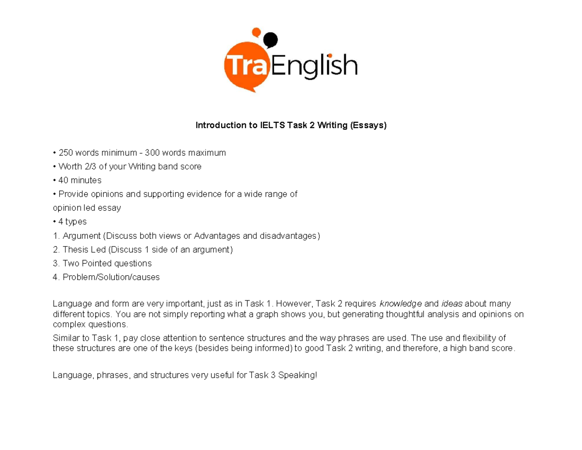 IELTS Writing Task 2: Comprehensive Guide to Essay Types and Strategies ...