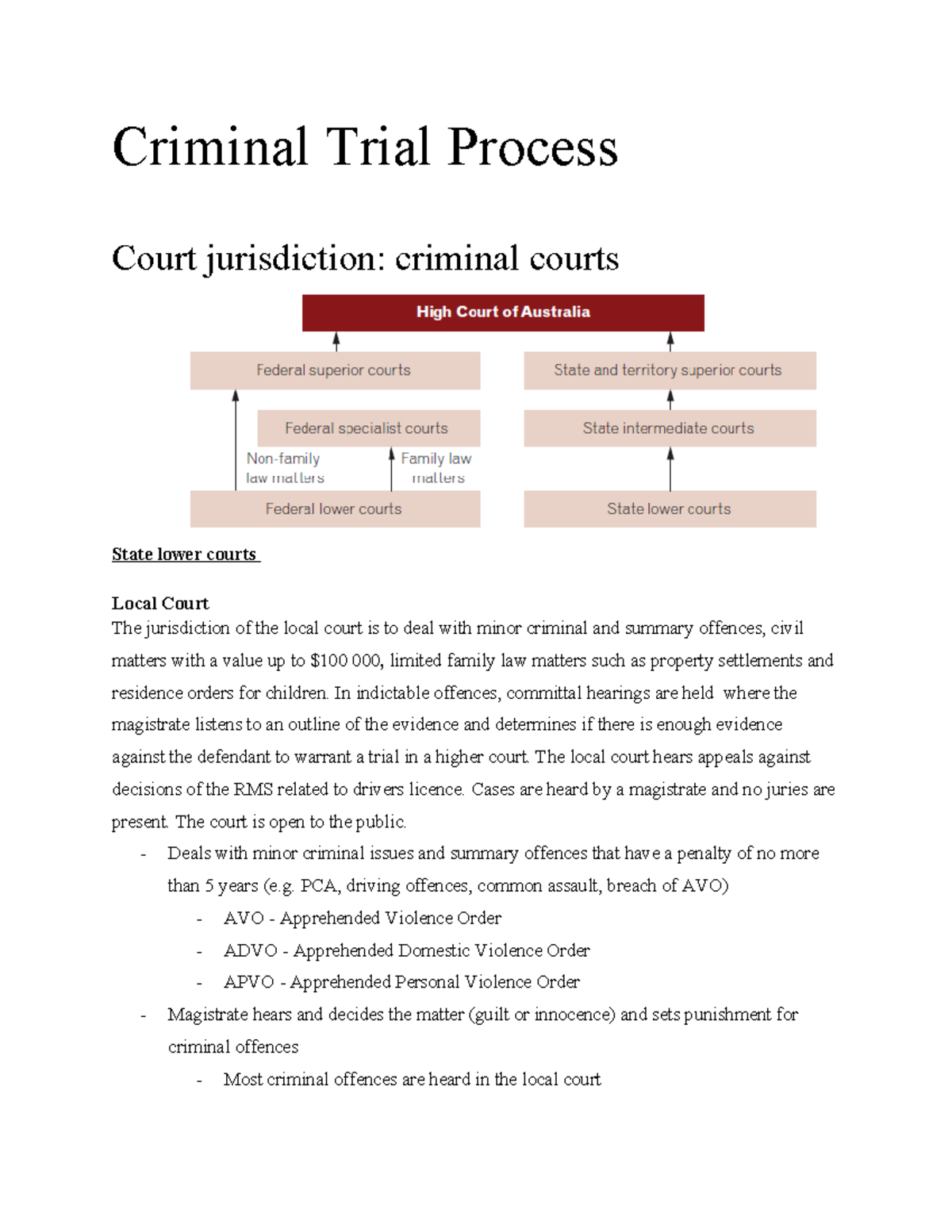 Criminal Trial Process: Understanding Court Jurisdiction & Legal Roles ...