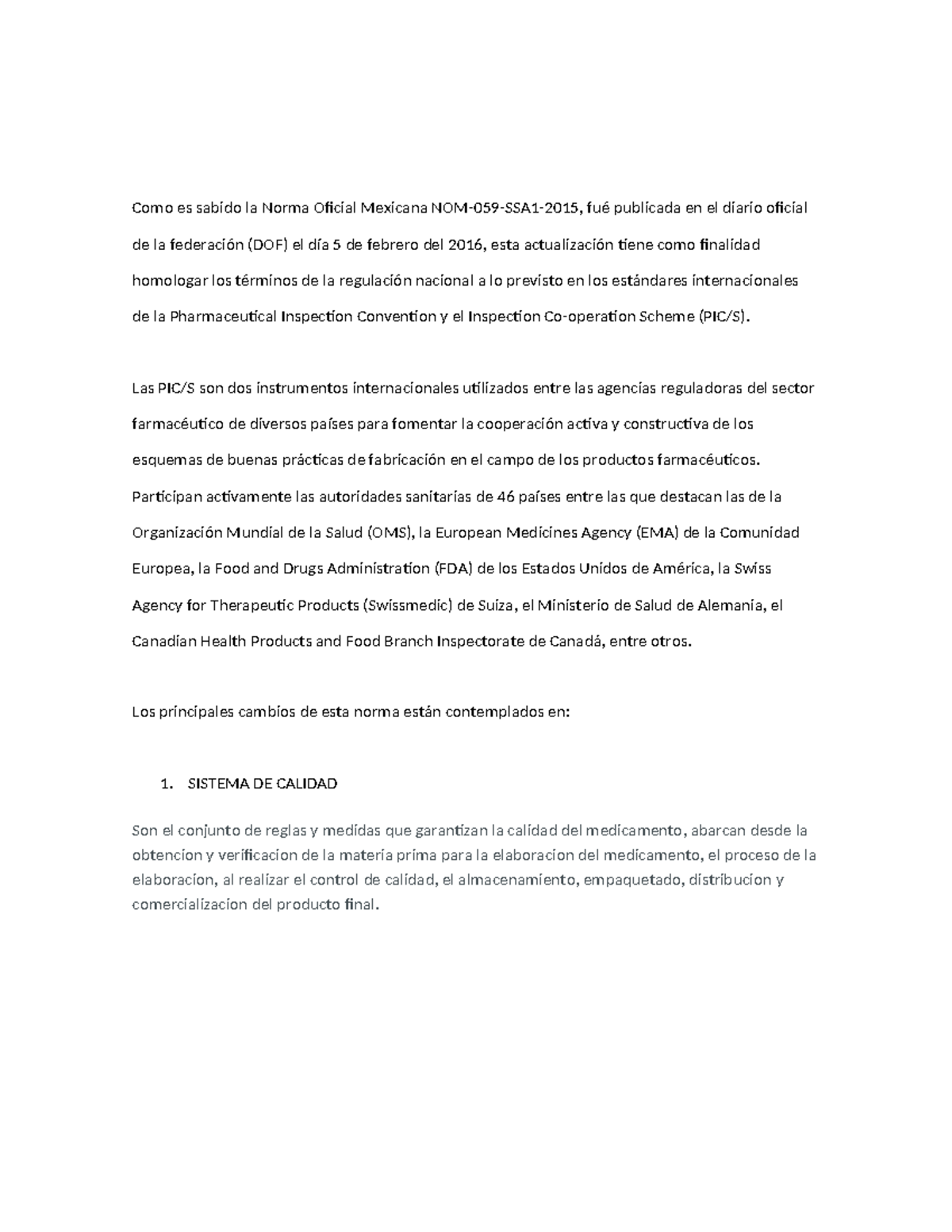 Norma Oficial Mexicana NOM-059-2015: Actualización y Requisitos en la ...