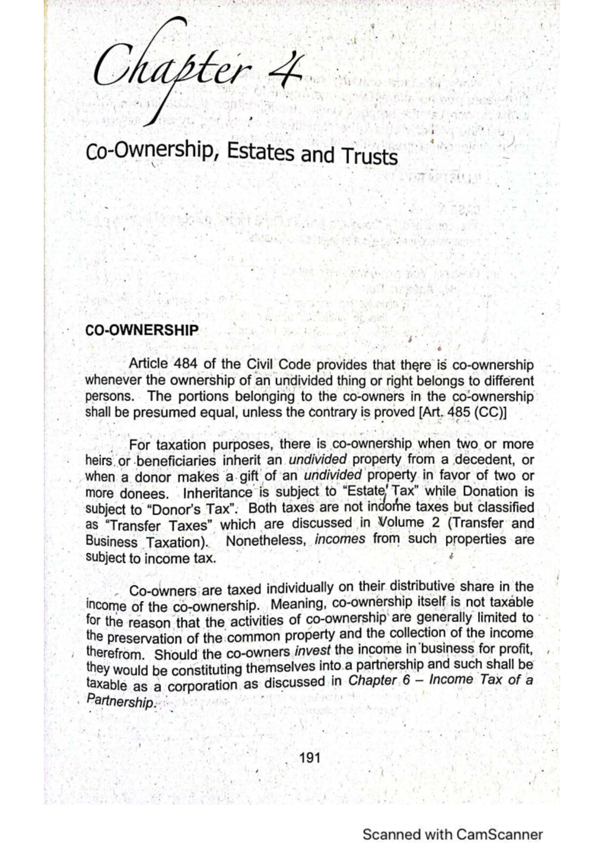 Chapter 4: Estates and Trusts - Tax Implications and Case Studies - Studocu