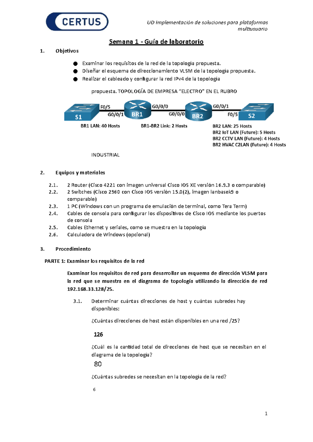 Semana 1 - Gua de laboratorio grupo 2 - UD Implementación de soluciones ...