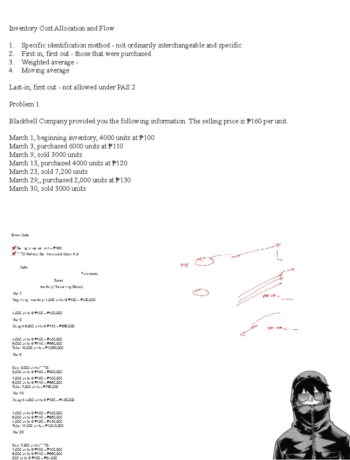 Inventory Cost Allocation: FIFO Method Example - IA 1 - Studocu