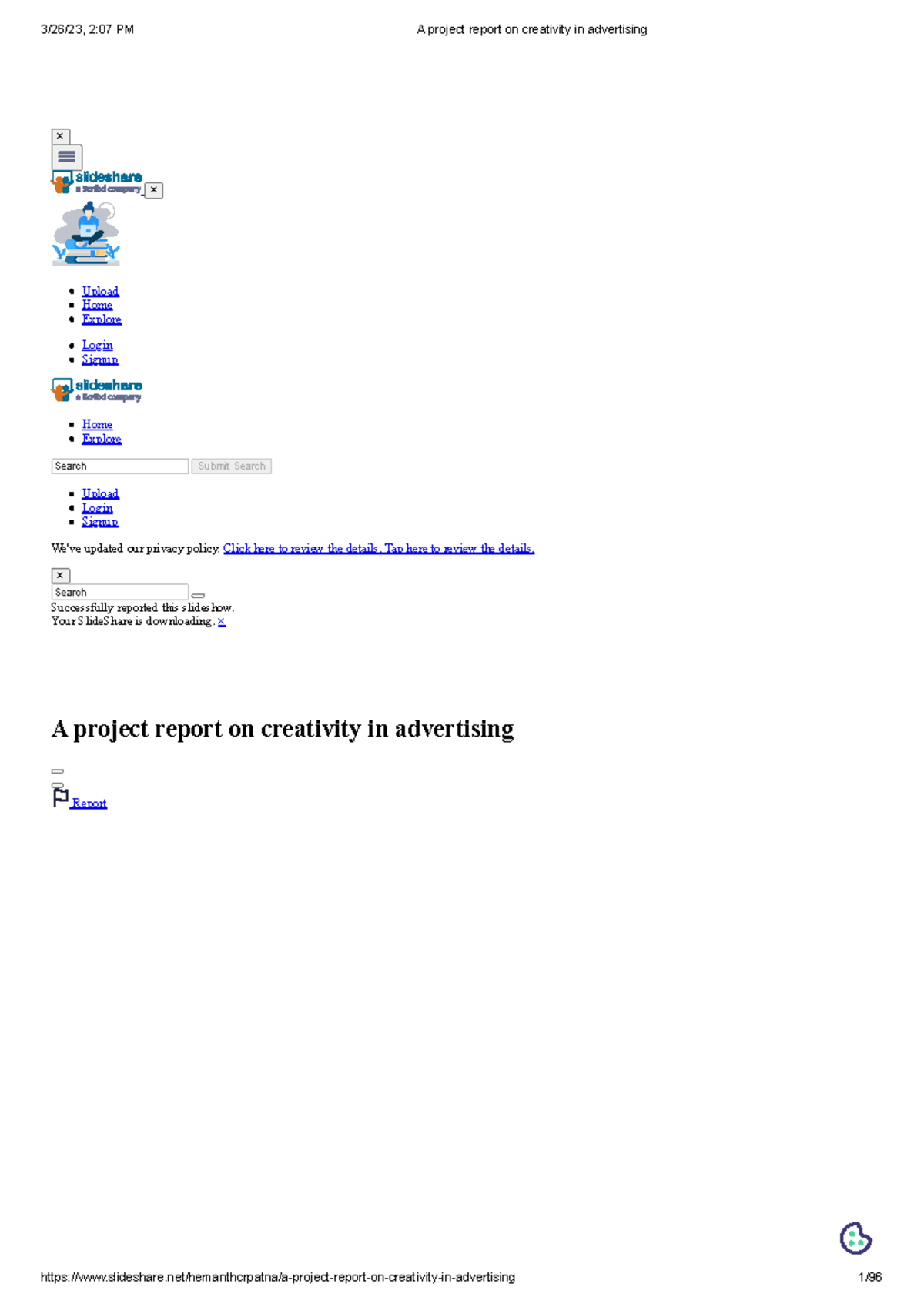 Creativity in Advertising: Project Report for 2023 Digital Marketing ...