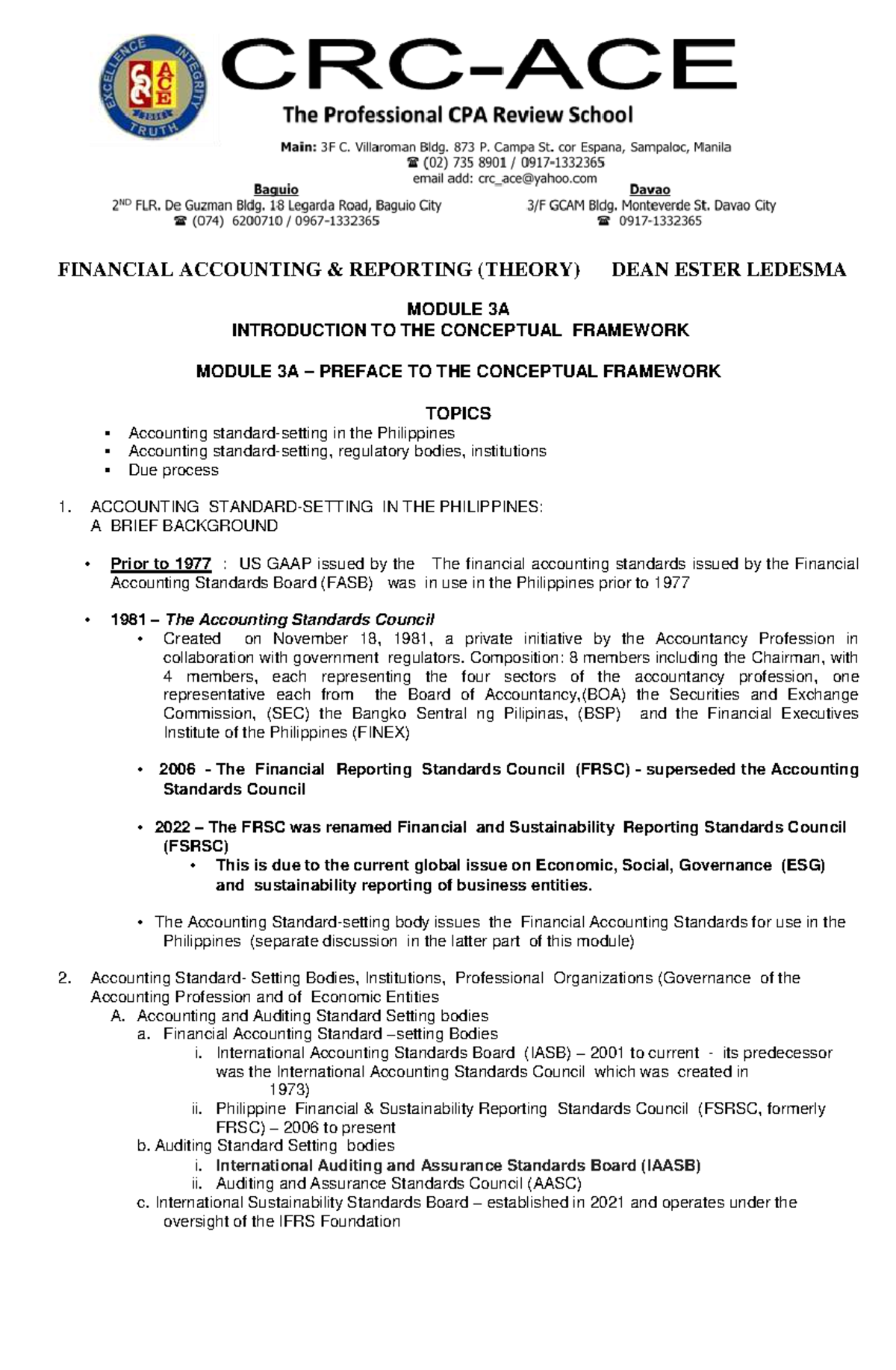 FARTh Integ 2025 Booklet 3 Intro Conceptual Frmwrk - FINANCIAL ...