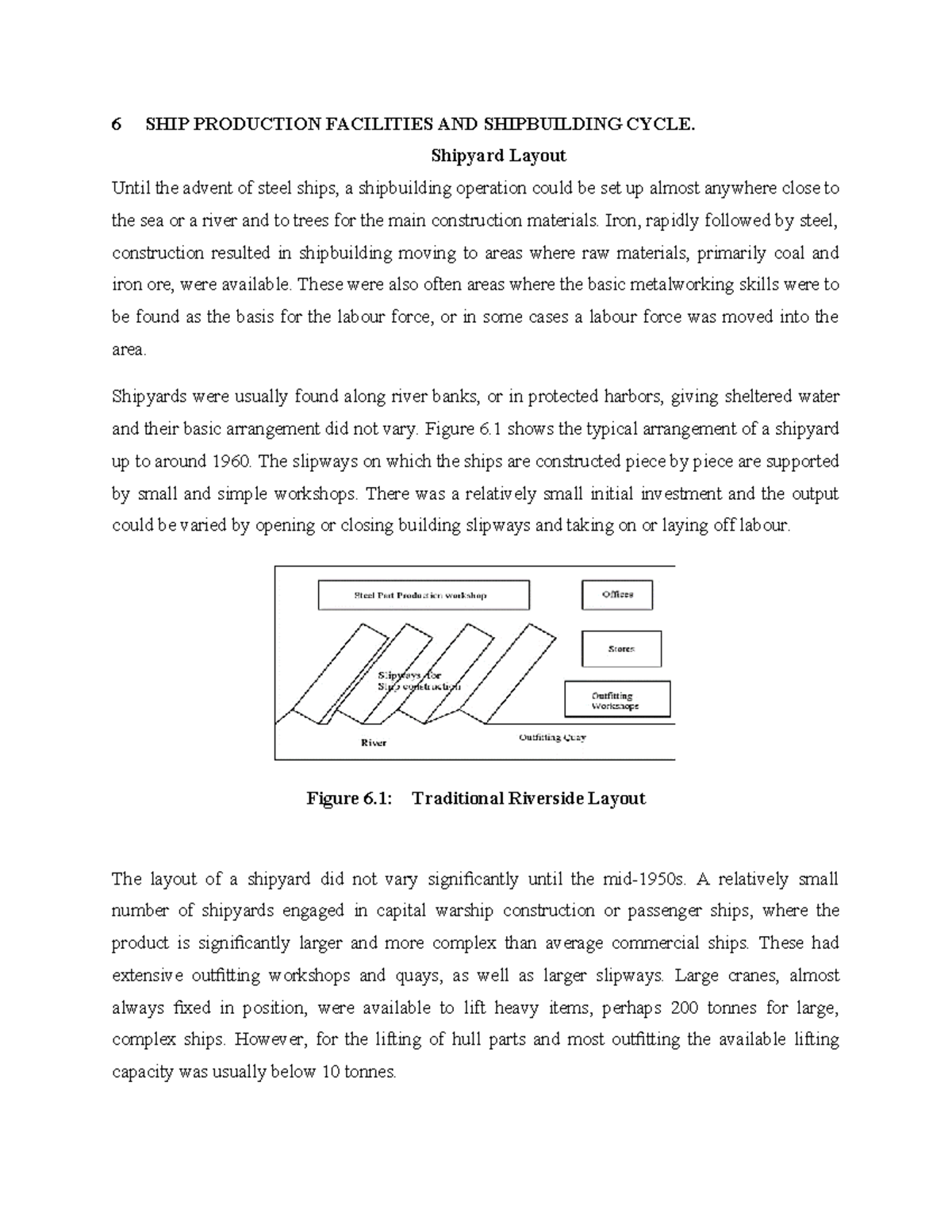 6.0 SHIP Production Facilities AND Shipbuilding Cycle - 6 SHIP ...