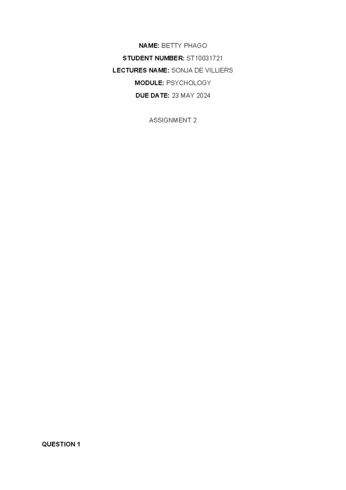 Psychology Assignment 2: Structure and Function of the Eye and Brain ...
