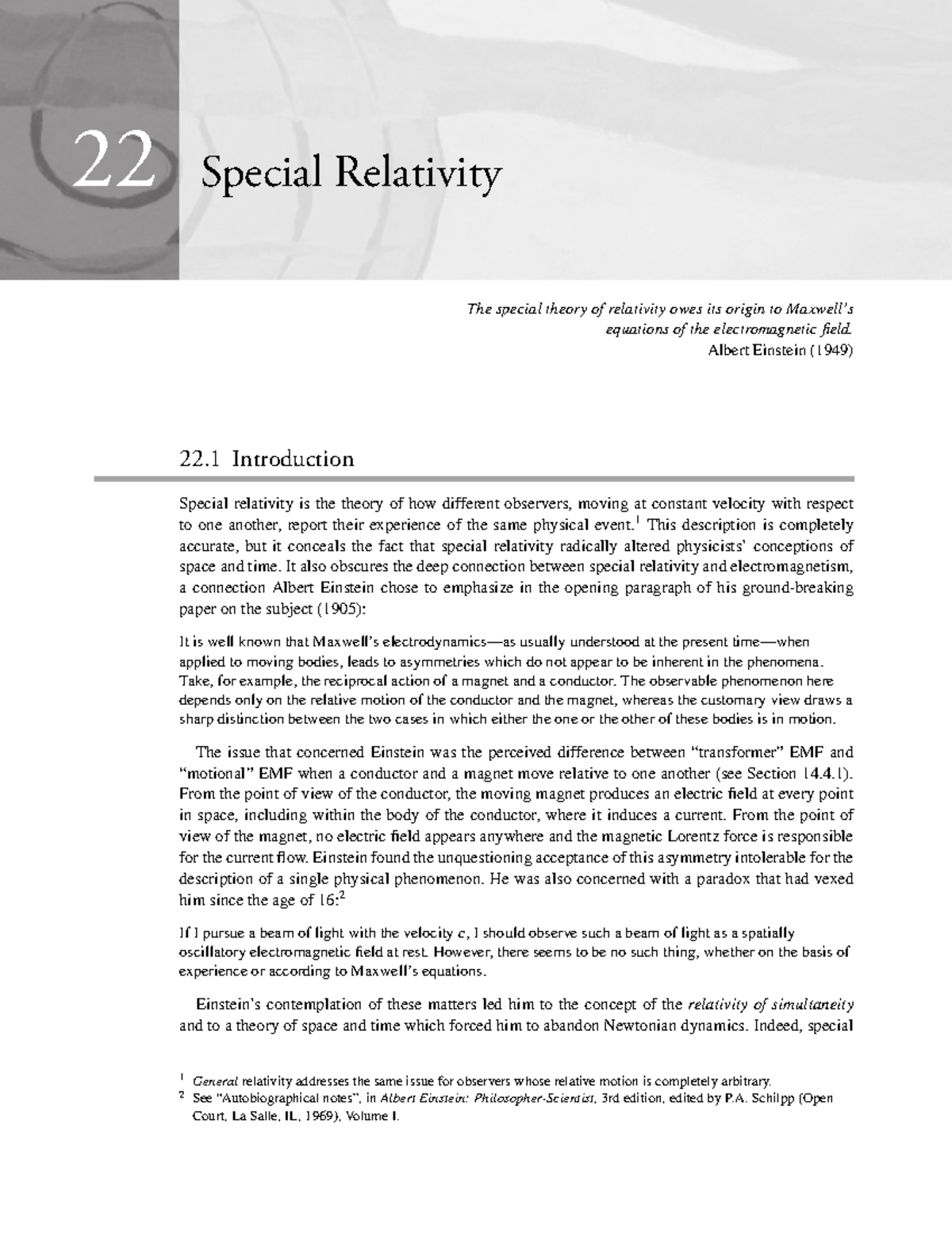 22 Special Relativity: Key Concepts and Transformations in Physics ...