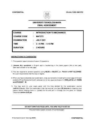 Chapter 5 MAT272 - CompiledbyDianaSirmayunie/MAT272/UiTMPerlis CHAPTER ...