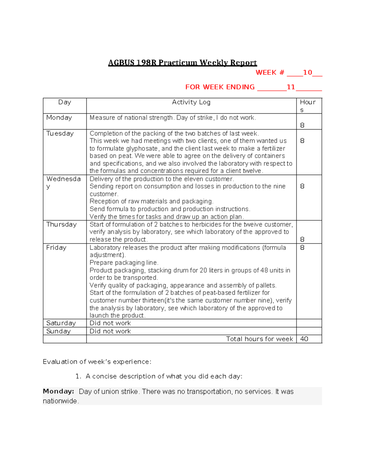 AGBUS 198R Weekly Practicum Report: Week 10 Summary by Jorge Burgui ...