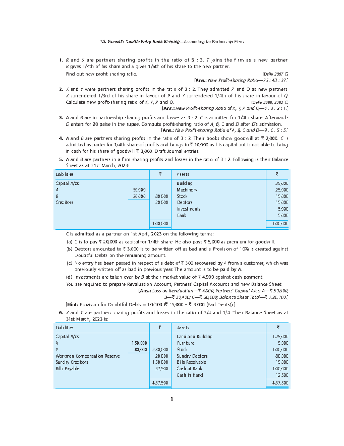 Chapter 4: Additional and Missing Value Questions (Revision Notes ...