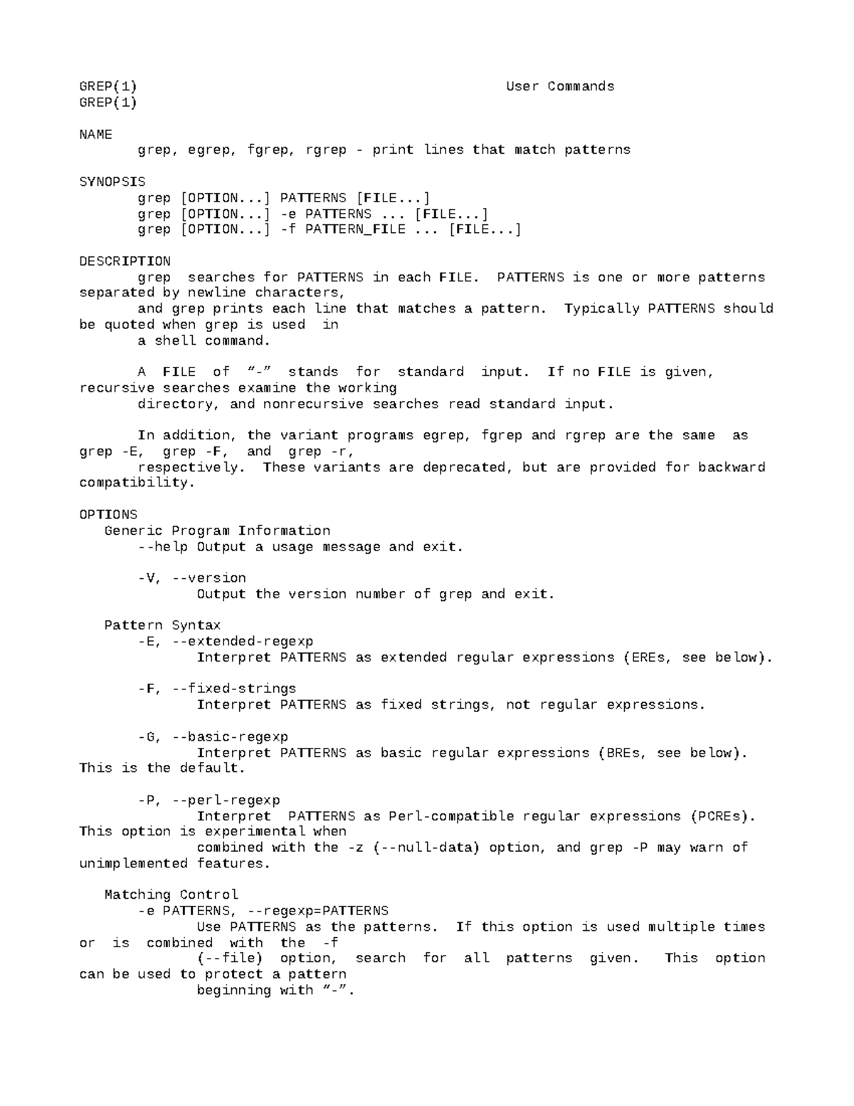 GREP Command Usage and Options in Linux - Comprehensive Guide - Studocu