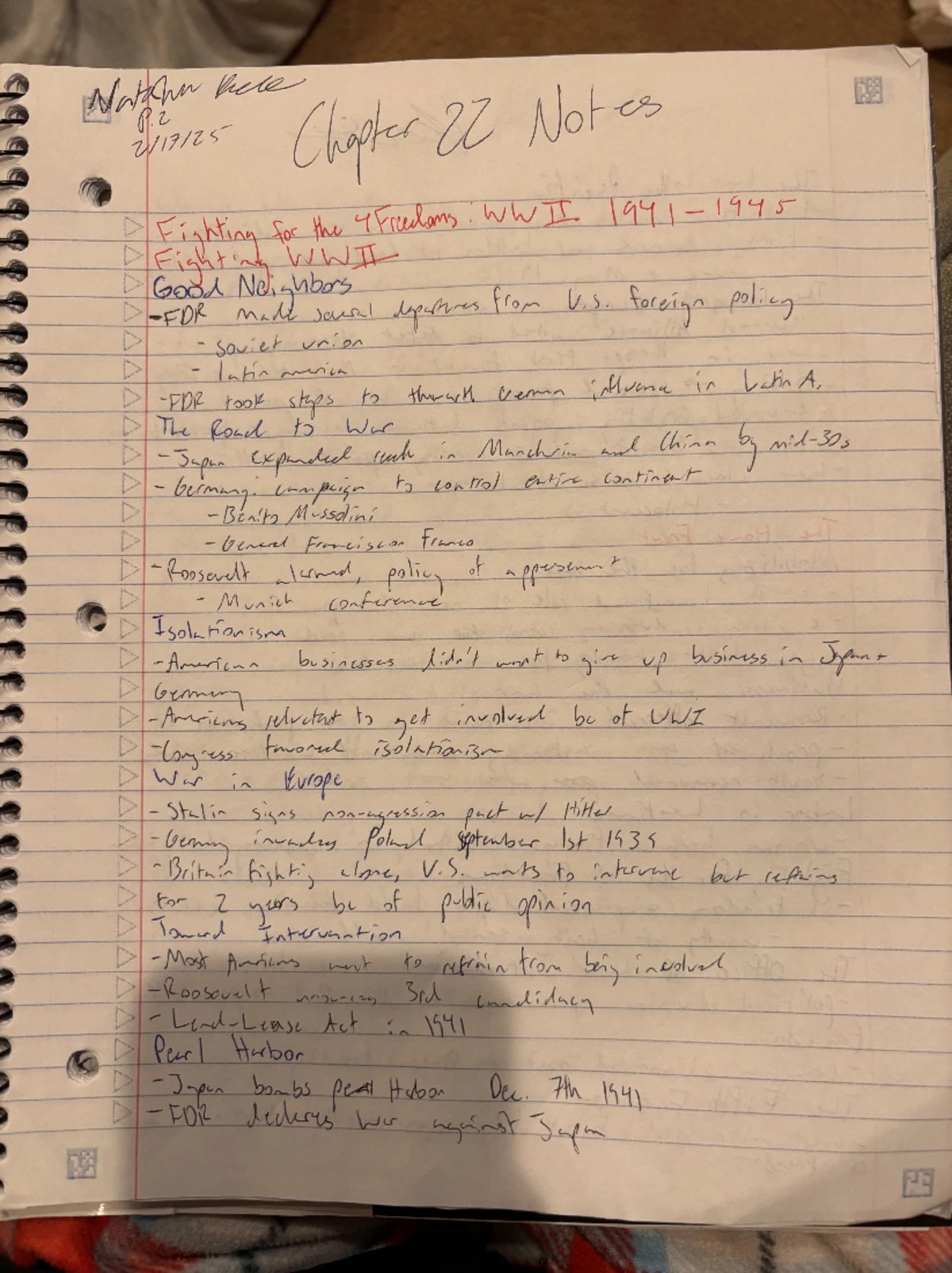 Chapter 20 Give Me Liberty APUSH Notes - Namen ge hire P 215125 75 ...