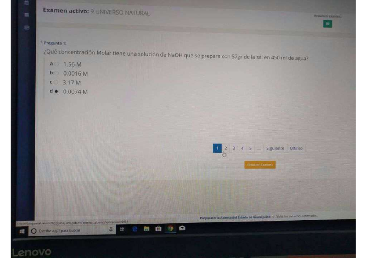 M9 ex Gto - Para repasar el examen - Examen activo: 9 UNIVERSO NATURAL
