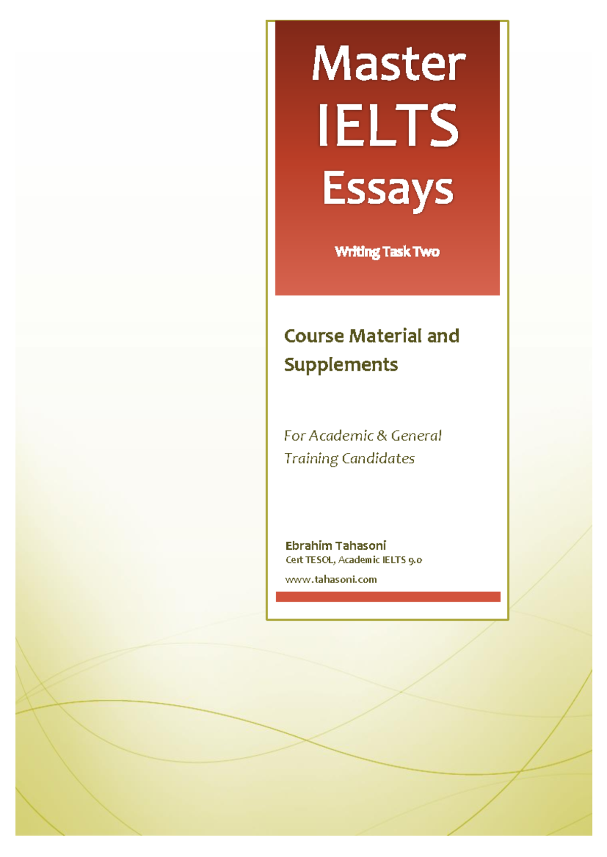 IELTS Writing Task 2 Course Pack - Essential Study Materials - Studocu