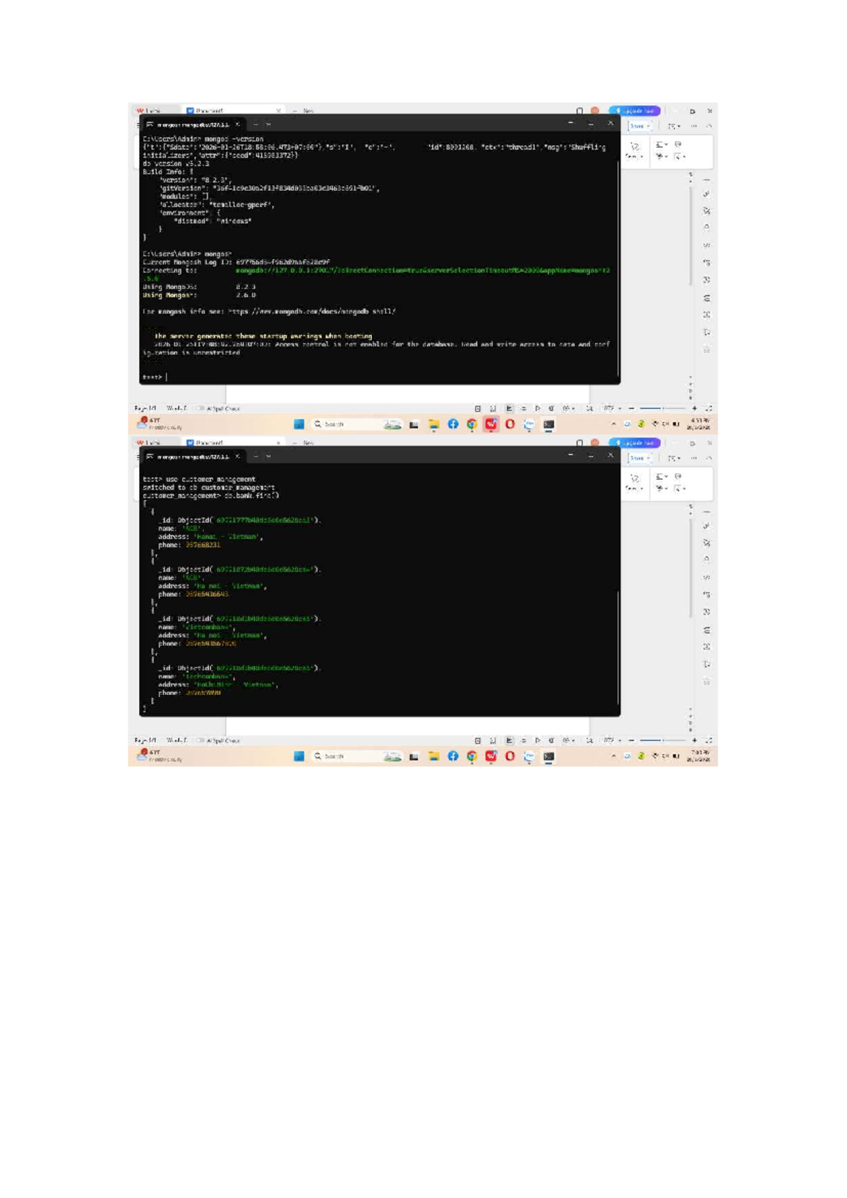 TUT DBA W3 - Tutorial on MongoDB Connection and Access Control - Studocu
