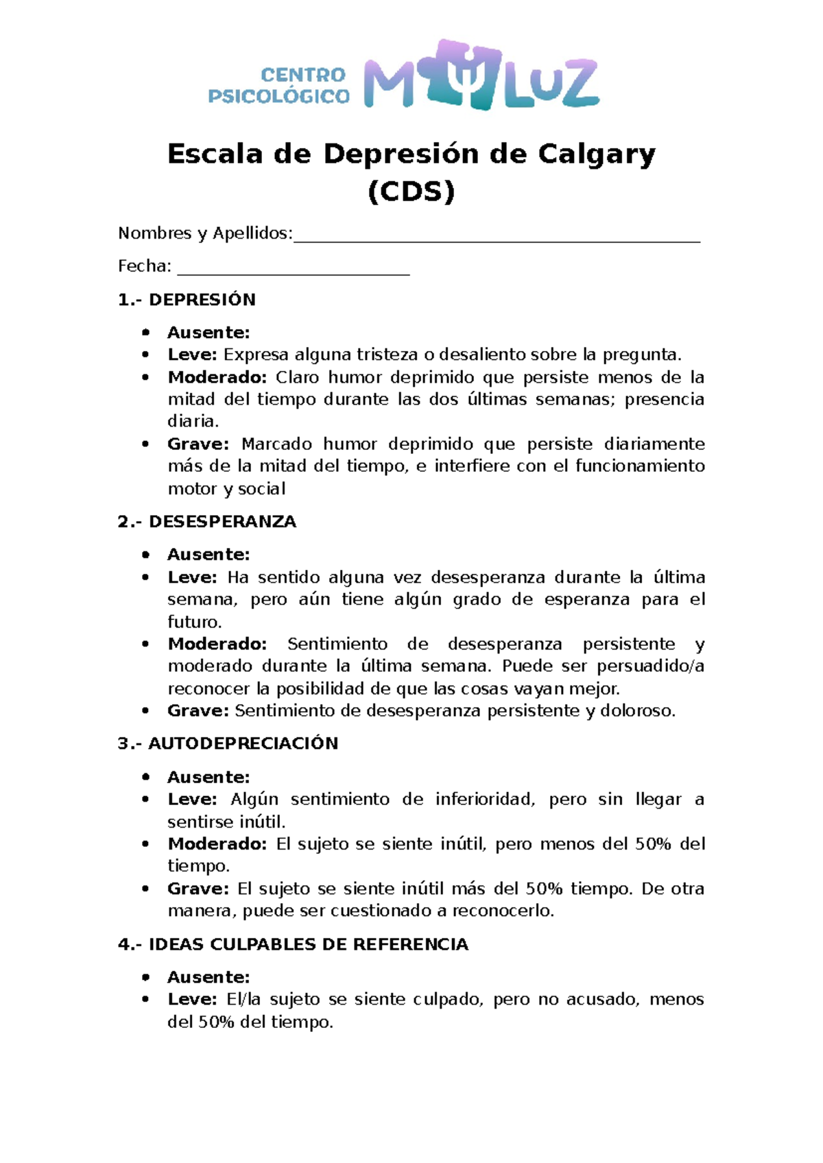 Escala Cd