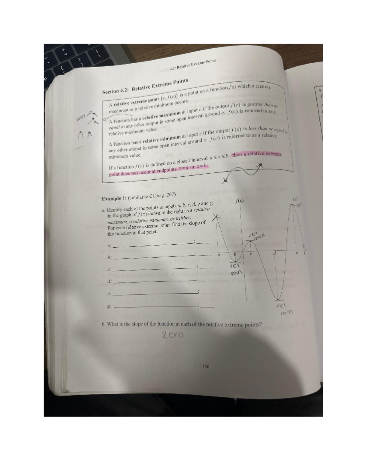 4.2 LC - Relative Extreme Points Notes and Examples - Studocu