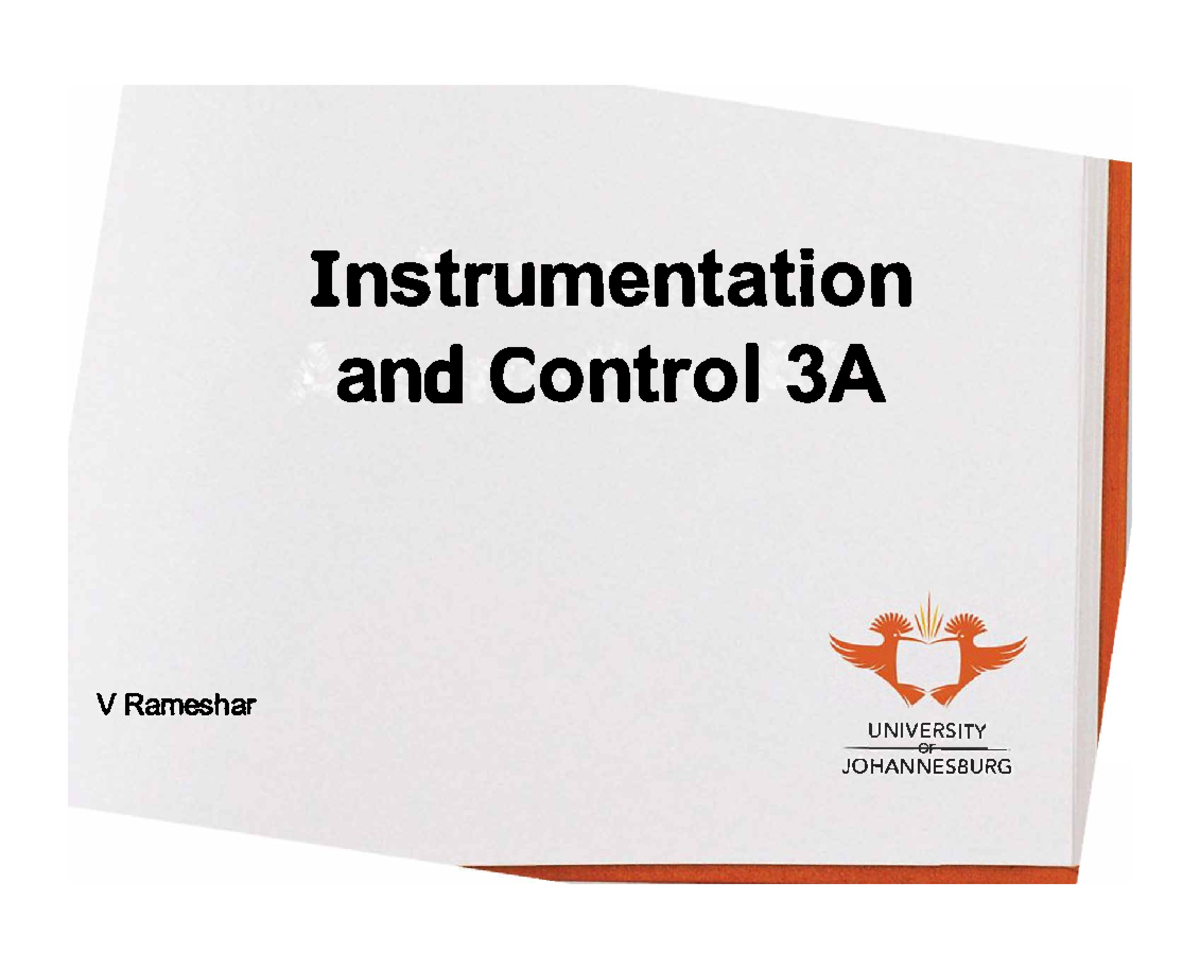 Instrumentation and Control 3A: Key Measurement Terms and Concepts ...