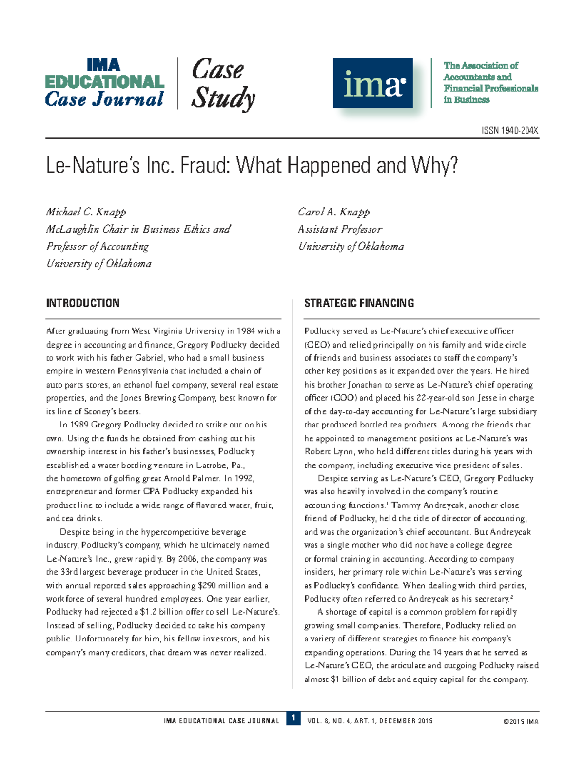 ISSN Inc. Fraud Case Study: Unraveling the Scandal and Its Implications ...