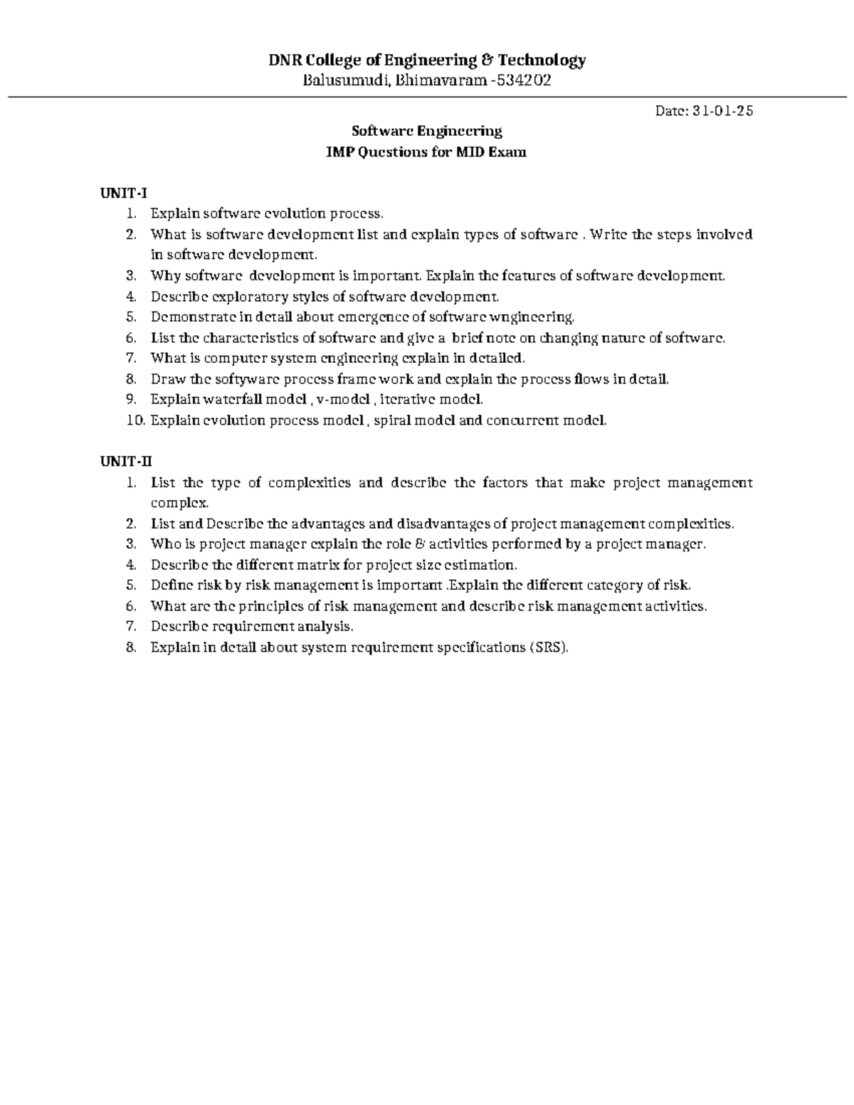 Process Models in Software Engineering (SE): An Overview - Studocu