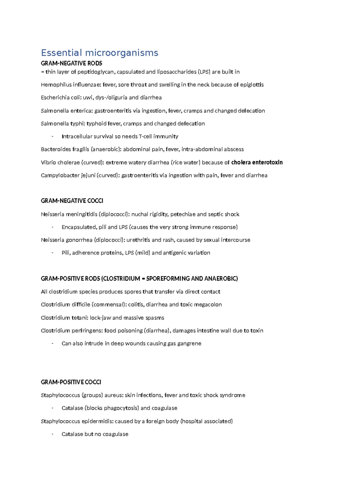 Microbiology Notes: Essential Microorganisms Overview (MICO 101 ...
