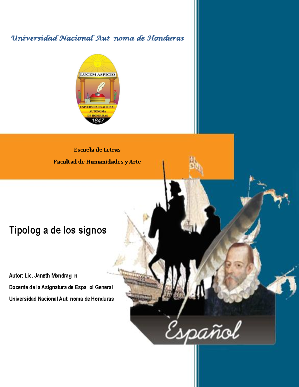 Tipología de los Signos en Español General (Español 101) - Studocu
