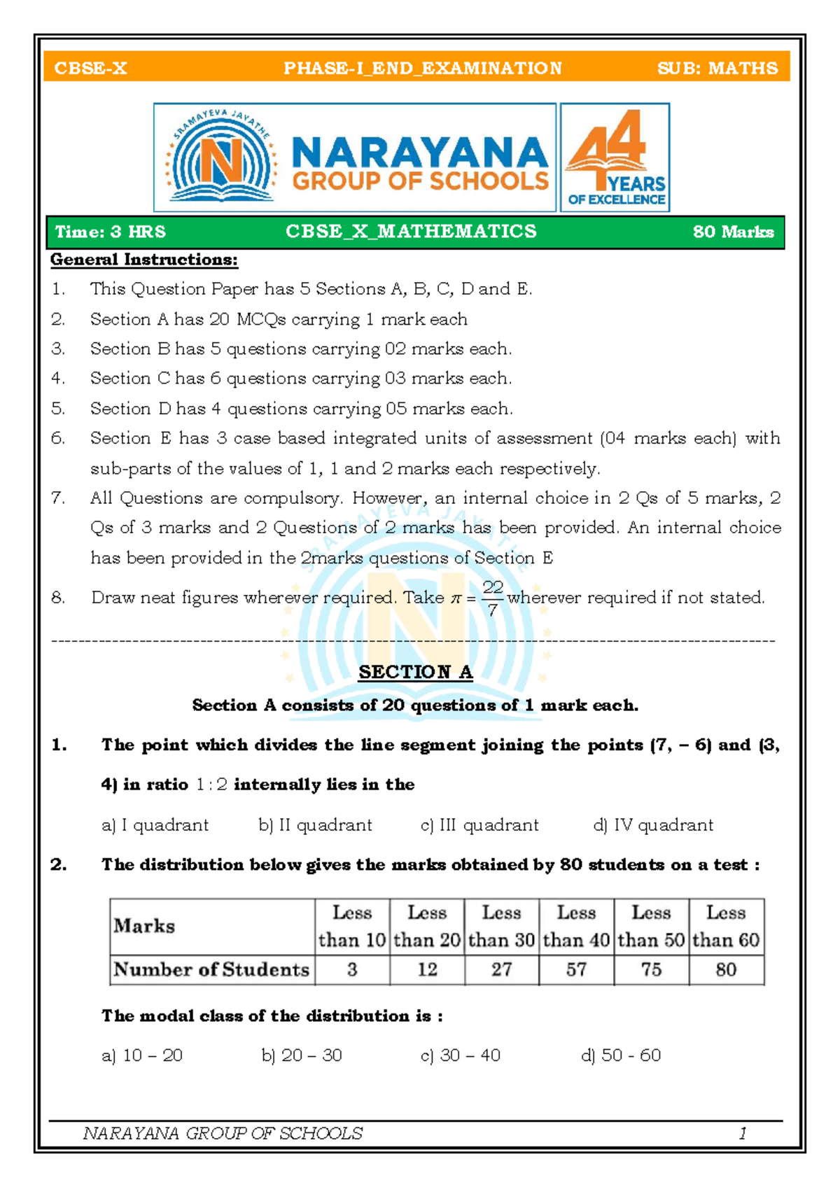01 CBSE X Phase-1 END Practice QP Mathematics QP 20231018 142533 - Time ...