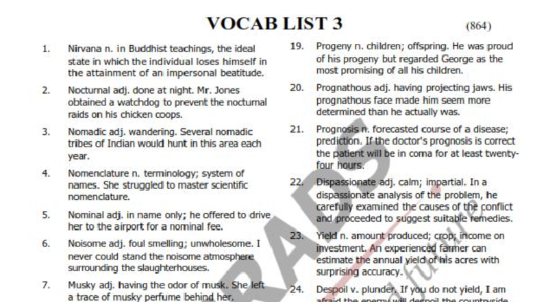 IBA Grads Vocabulary List 3: Essential Terms and Definitions - Studocu