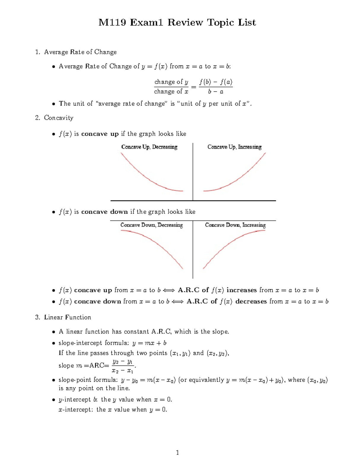 M119 Exam 1 Review: Key Topics & Concepts Summary - Studocu