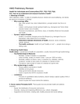 Study notes for Studying Health and Movement Science in HSC - Grade: 11 ...