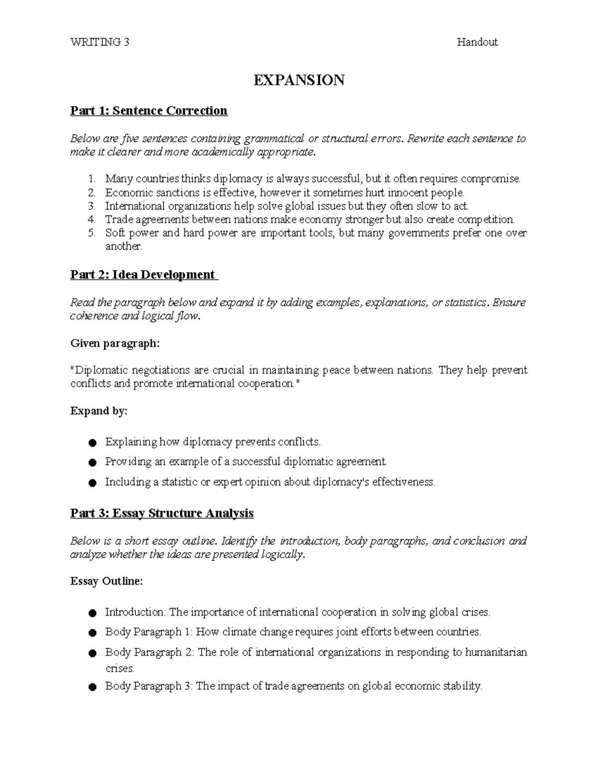 Argumentative Essay Outline: Structure & Key Components - Studocu